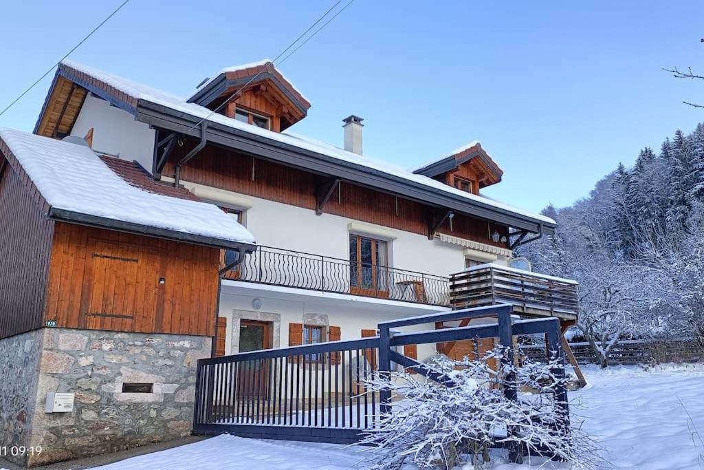 Gite Coeur De Haute-Savoie Viuz-en-Sallaz Exteriör bild
