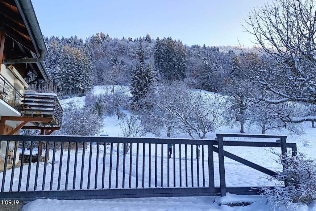 Gite Coeur De Haute-Savoie Viuz-en-Sallaz Exteriör bild