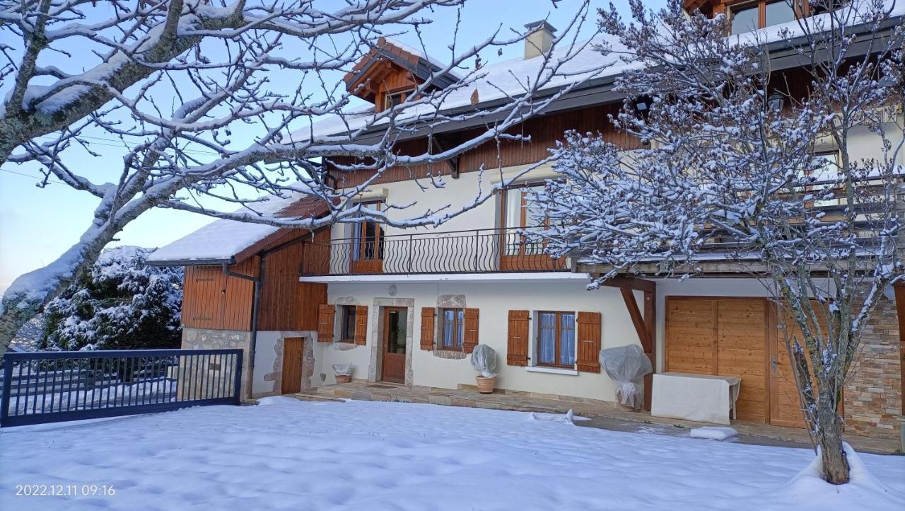 Gite Coeur De Haute-Savoie Viuz-en-Sallaz Exteriör bild